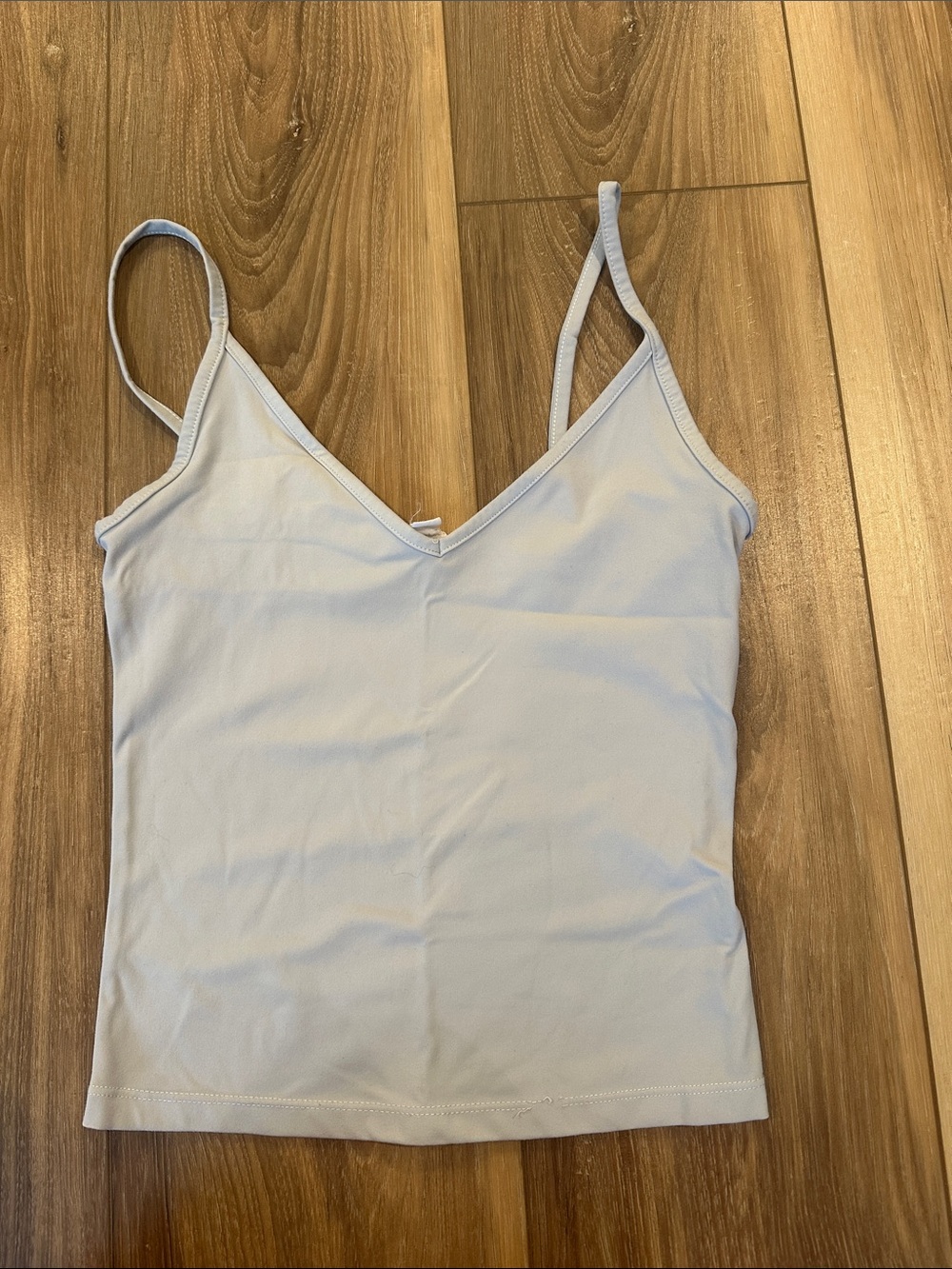 Garage Light Blue V-Neck Spaghetti Strap Camisole